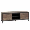 Tv-meubel 184cm - melamine - bruin