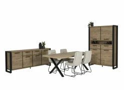 Tv-meubel Cronos 150cm - decor eik - naturel
