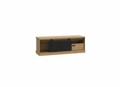 Tv-meubel Kaszimiro 163cm - decor - waterford eik & zwart