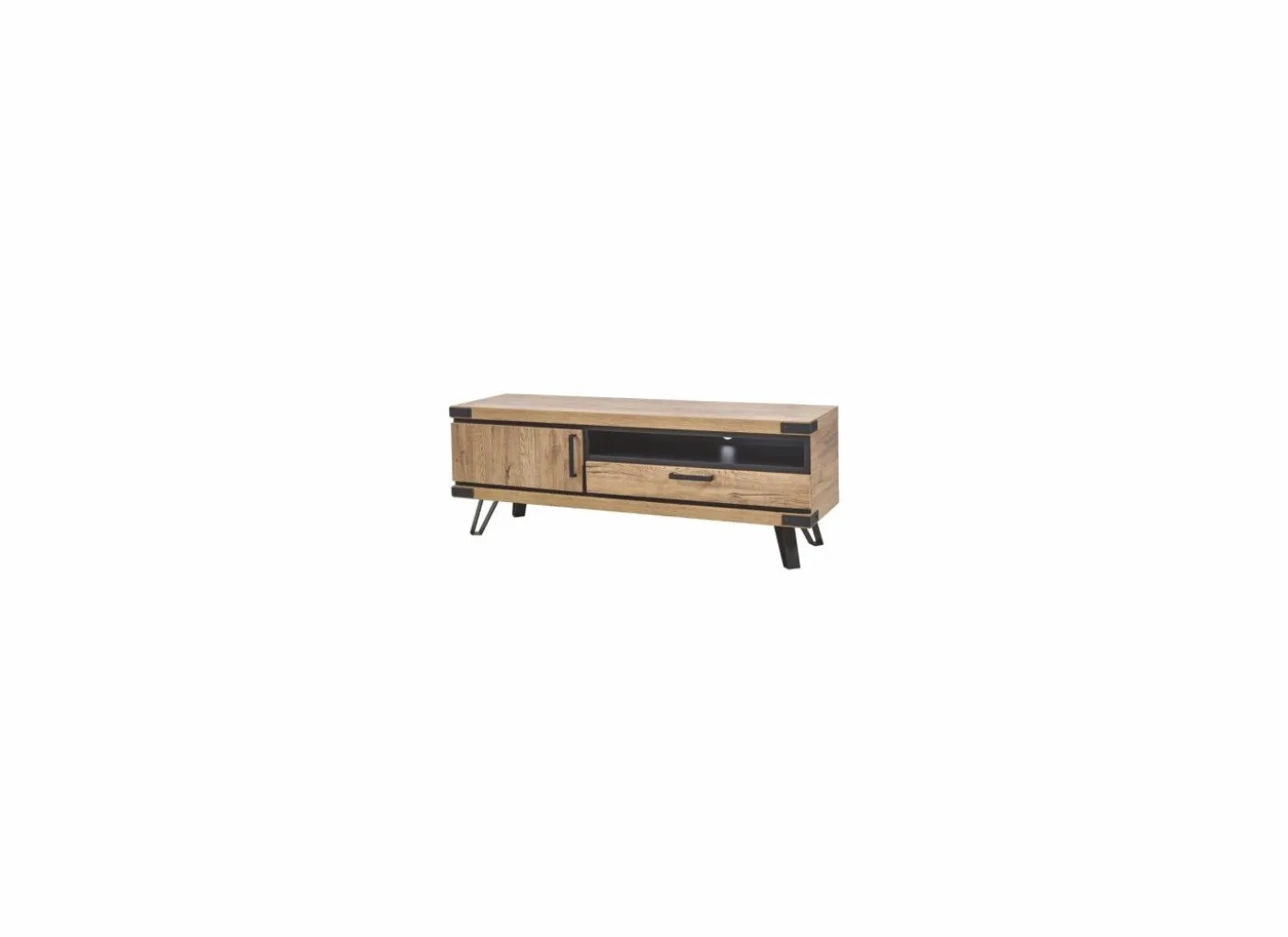Tv-meubel Neto 155cm - decor - scarlet eik