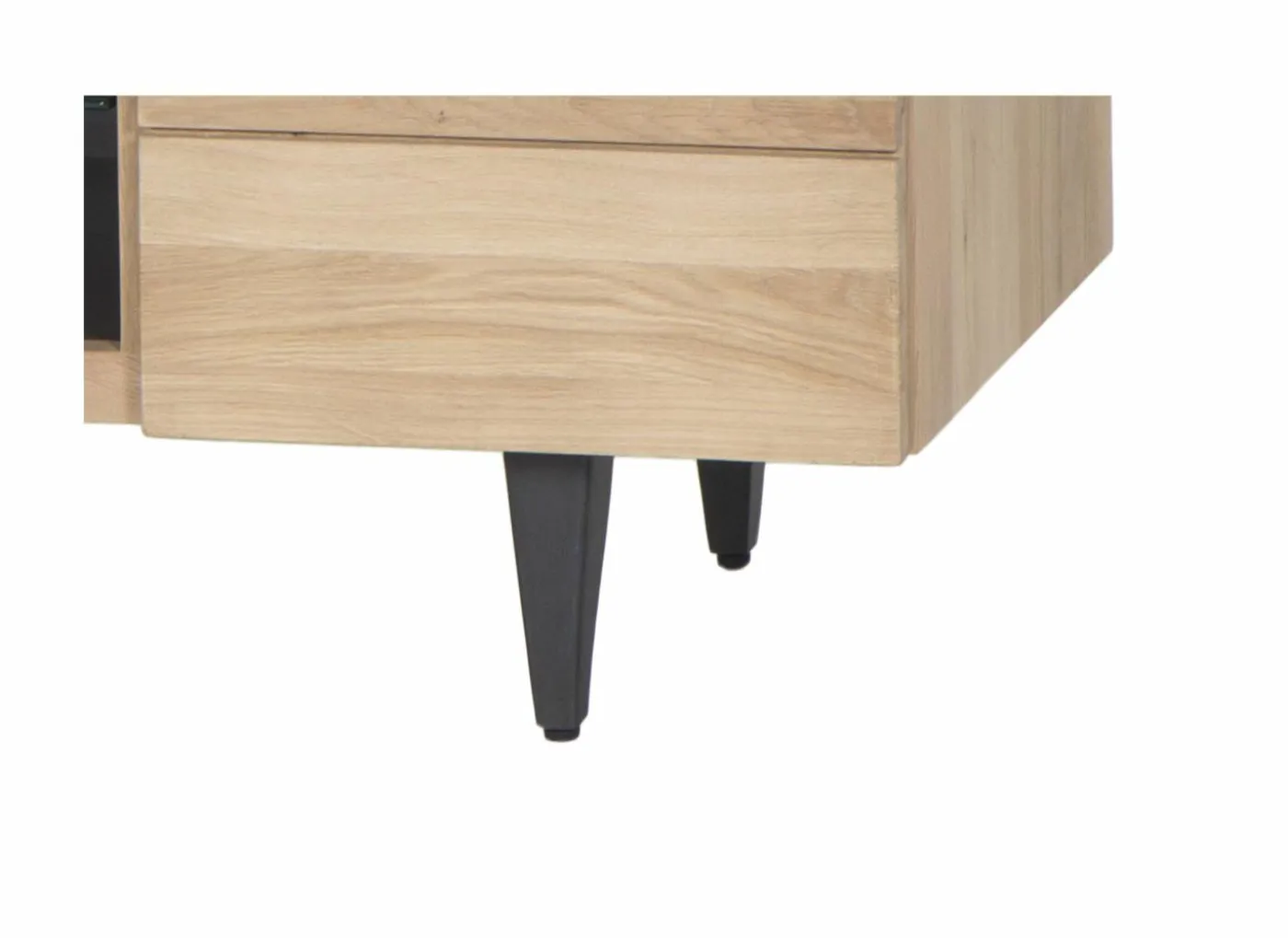 Tv-meubel Palacio 150cm - eik massief & decor - naturel
