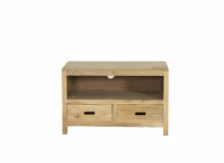 Tv-meubel Ploutos 89cm - mango massief - naturel