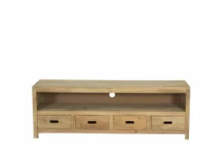 Tv-meubel Ploutos 165cm  - mango massief - naturel