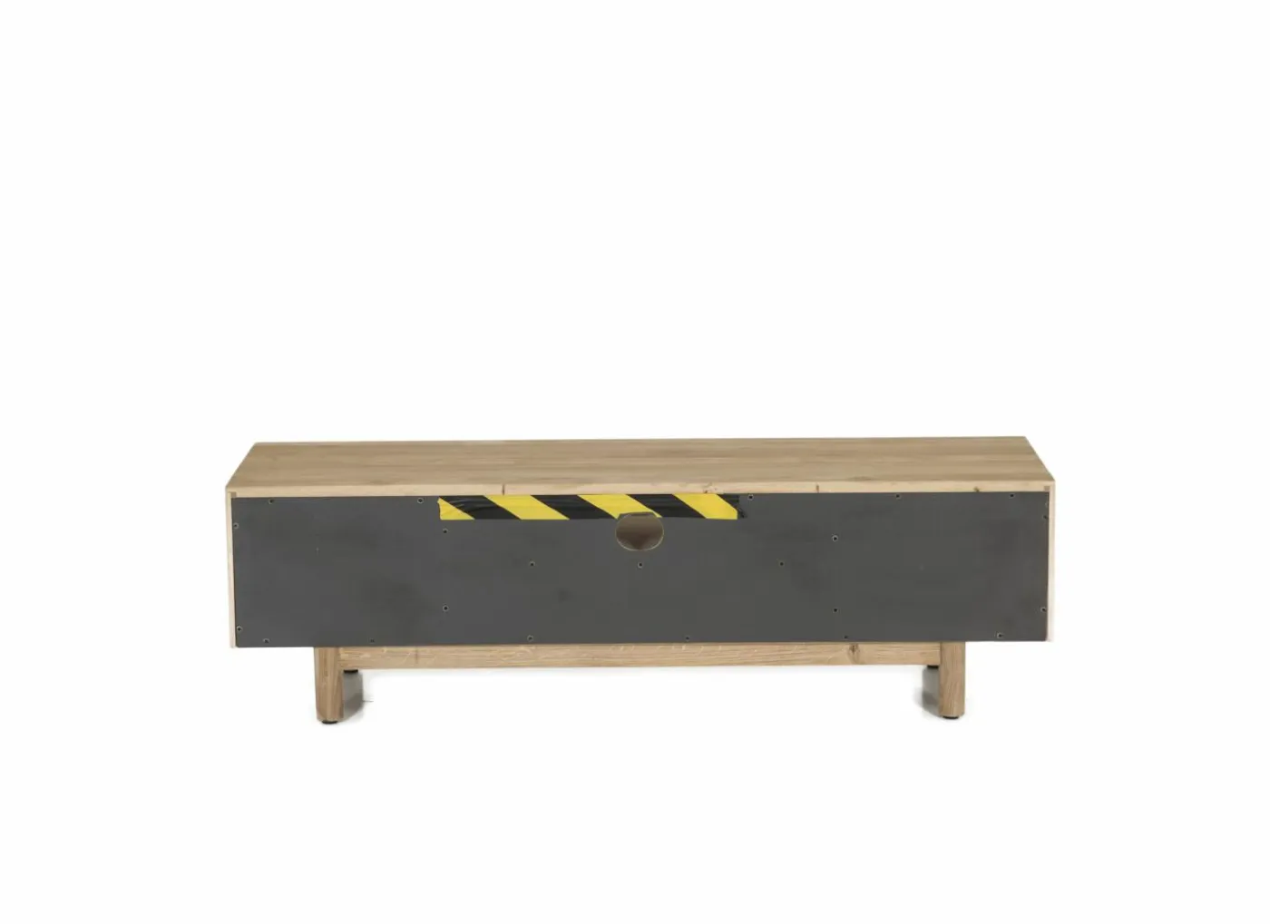 Tv-meubel Summer 150cm - eik massief & decor - naturel