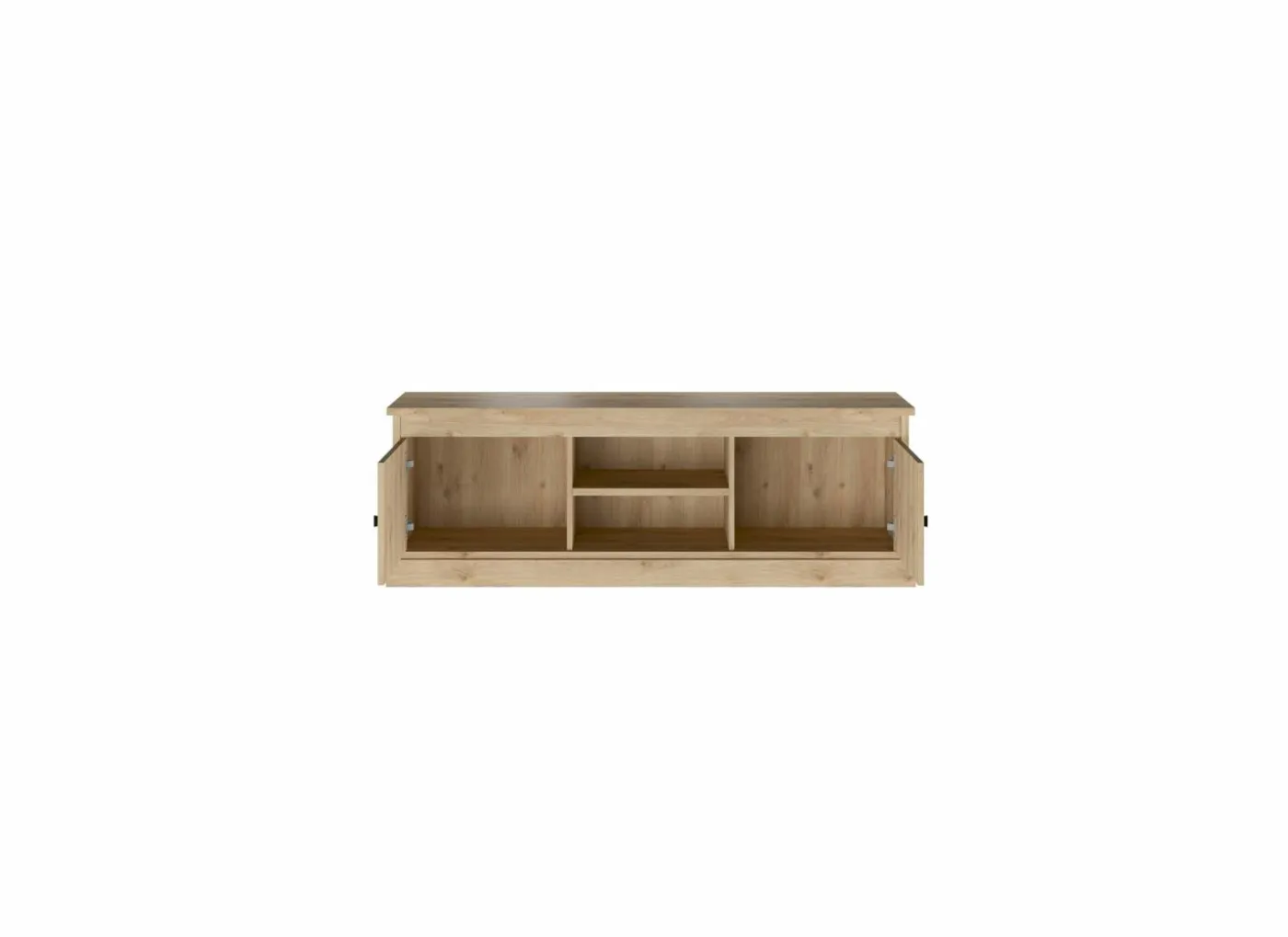 Tv-meubel Valencia 155cm - melamine - lichte eik