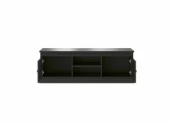 Tv-meubel Valencia 155cm - melamine - zwarte eik
