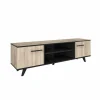 Tv-meubel Wayne 151cm - decor - eik & zwart