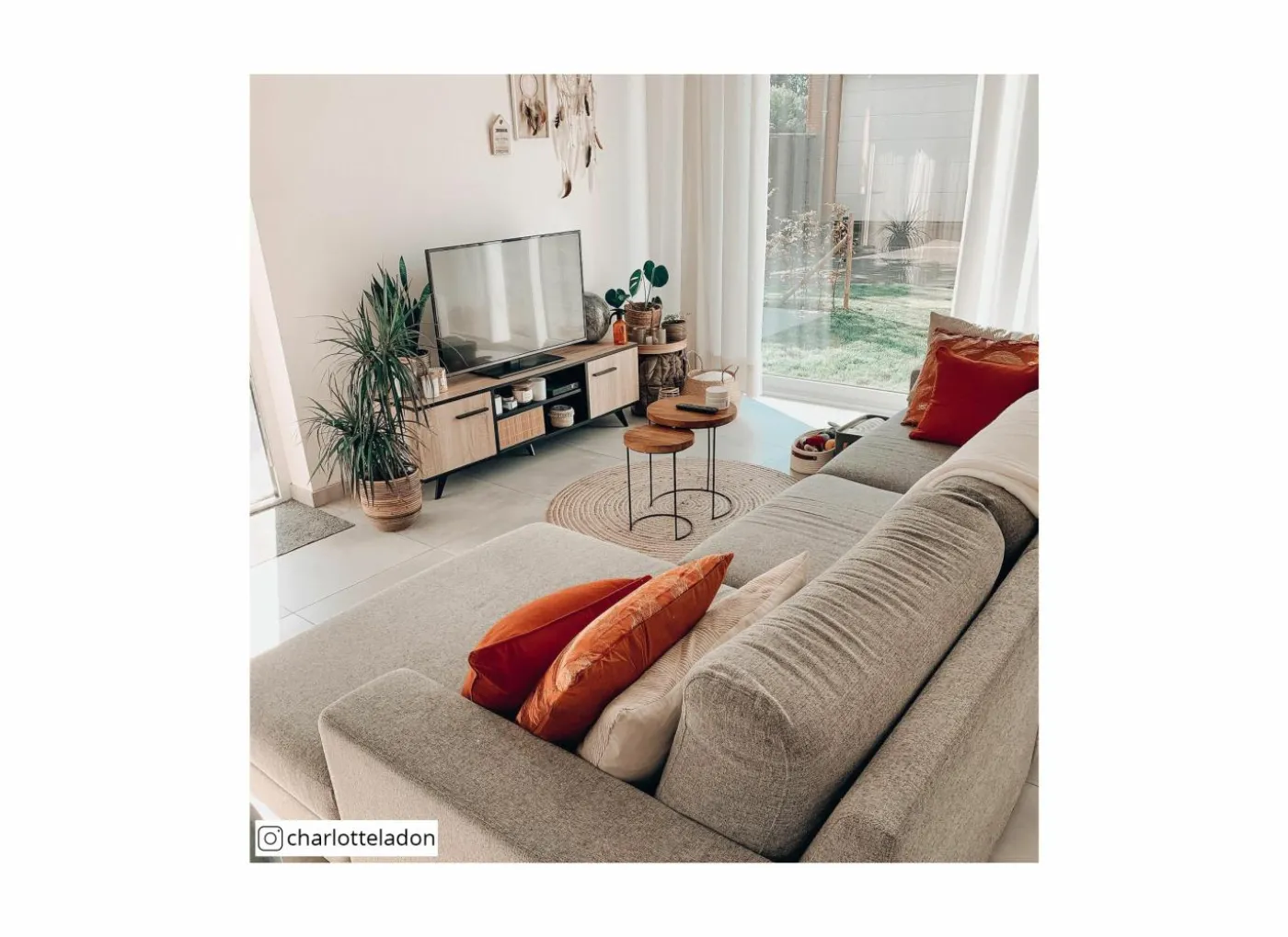 Tv-meubel Wayne 151cm - decor - eik & zwart
