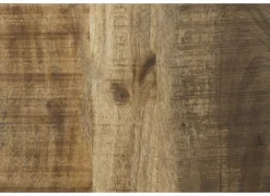 Tv-meubel Woodstock 160cm - mango massief & metaal - naturel & zwart
