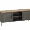Tv-meubel Zarathustra hout metaal 138cm