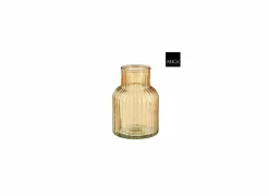 Vaas Ambre H20cm - glas - lichtbruin