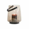 Vaas H35cm - glas - mocha