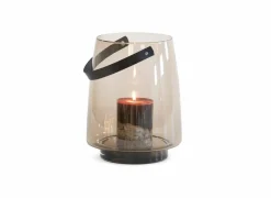 Vaas H35cm - glas - mocha