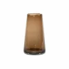 Vaas H35cm - glas - mocha