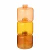 Vaas H27cm - glas - oranje