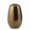 Vaas H55cm - porselein - goud