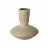 Vaas Oasis H18cm - stoneware - bruin