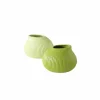 Vaas Porty H14cm - keramiek - mat groen