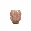 Vaas Uil H19cm - glas - donkerbruin