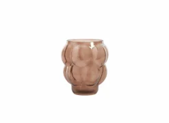 Vaas Uil H19cm - glas - donkerbruin