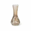 Vaas Ø9x17cm - glas - bruin