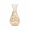 Vaas Ø9x17cm - glas - gold