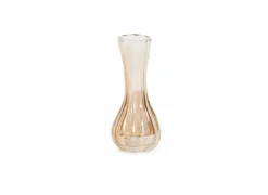 Vaas Ø5x13cm - glas - gold