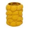 Vaas Yucatan Ø14x18cm - keramiek - geel