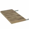 Verlengblad 100x50cm - decor - bruin
