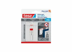 Verstelbare klevende spijker tesa 2kg, 2 stuks