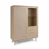 Vitrinekast Bali 103cm - melamine - sonoma eik
