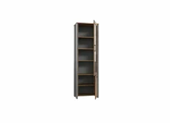 Vitrinekast Clif 62cm - decor - old wood & beton