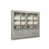 Vitrinekast 250cm - decor - dark forest
