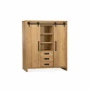 Vitrinekast Cottage 135cm - lamulux - naturel