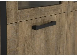 Vitrinekast Esther 110cm - decor - industrial oak