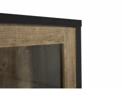 Vitrinekast Esther 110cm - decor - industrial oak