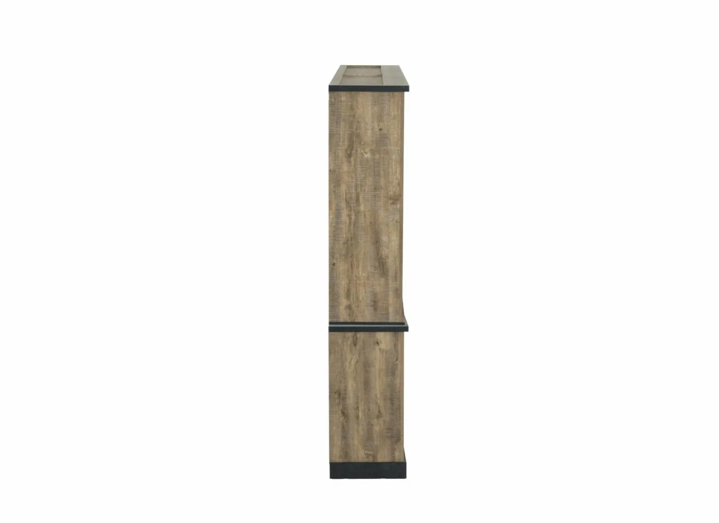 Vitrinekast Etienne 221cm - decor - zwart