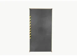Vitrinekast Grimaldi 120,7cm - eik massief - naturel