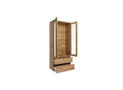 Vitrinekast Image 80cm - decor - honing eik