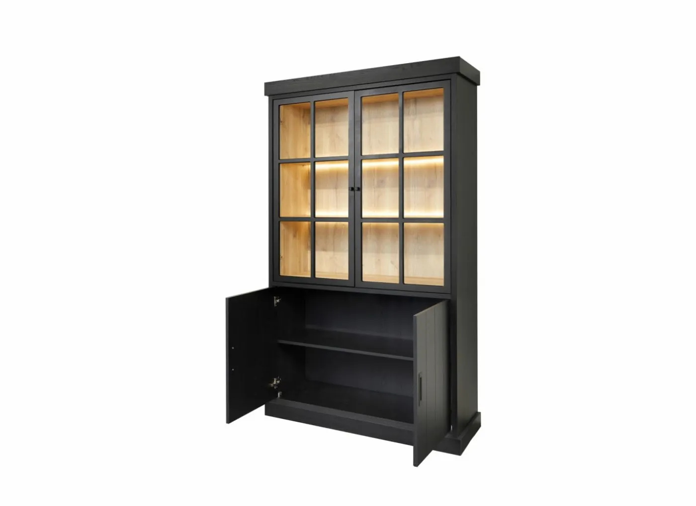 Vitrinekast Raphael 122cm - melamine - NOX