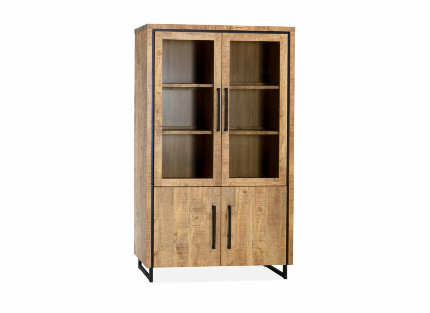 Vitrinekast Rimini 118cm - lamulux - mango