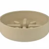 Voerbak Sili Trage voederbak 1400ml - silicoon - zand