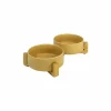 Voerbak 2x400ml beige