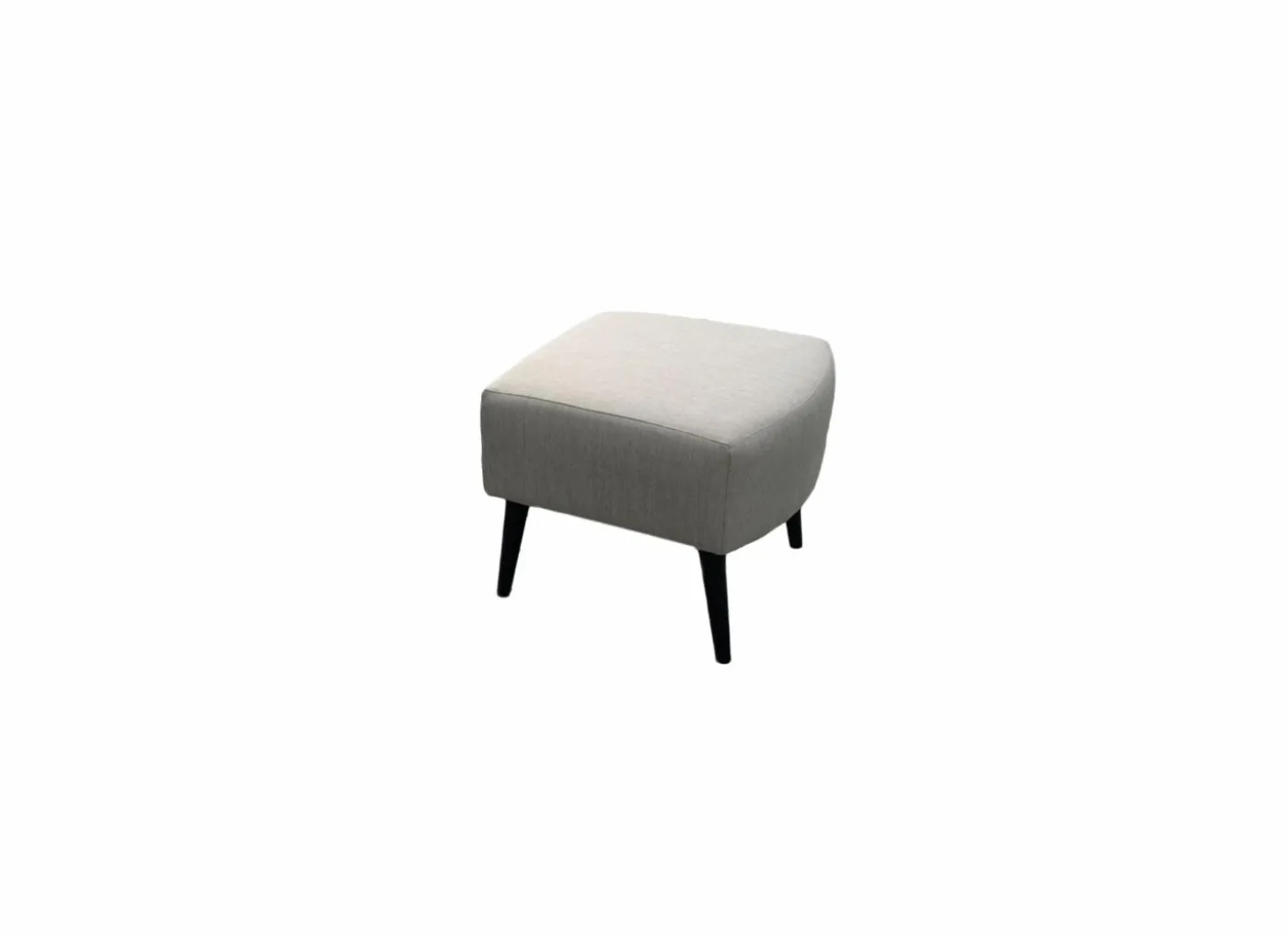 Voetenbank Canto 52x50x43cm - stof - nature