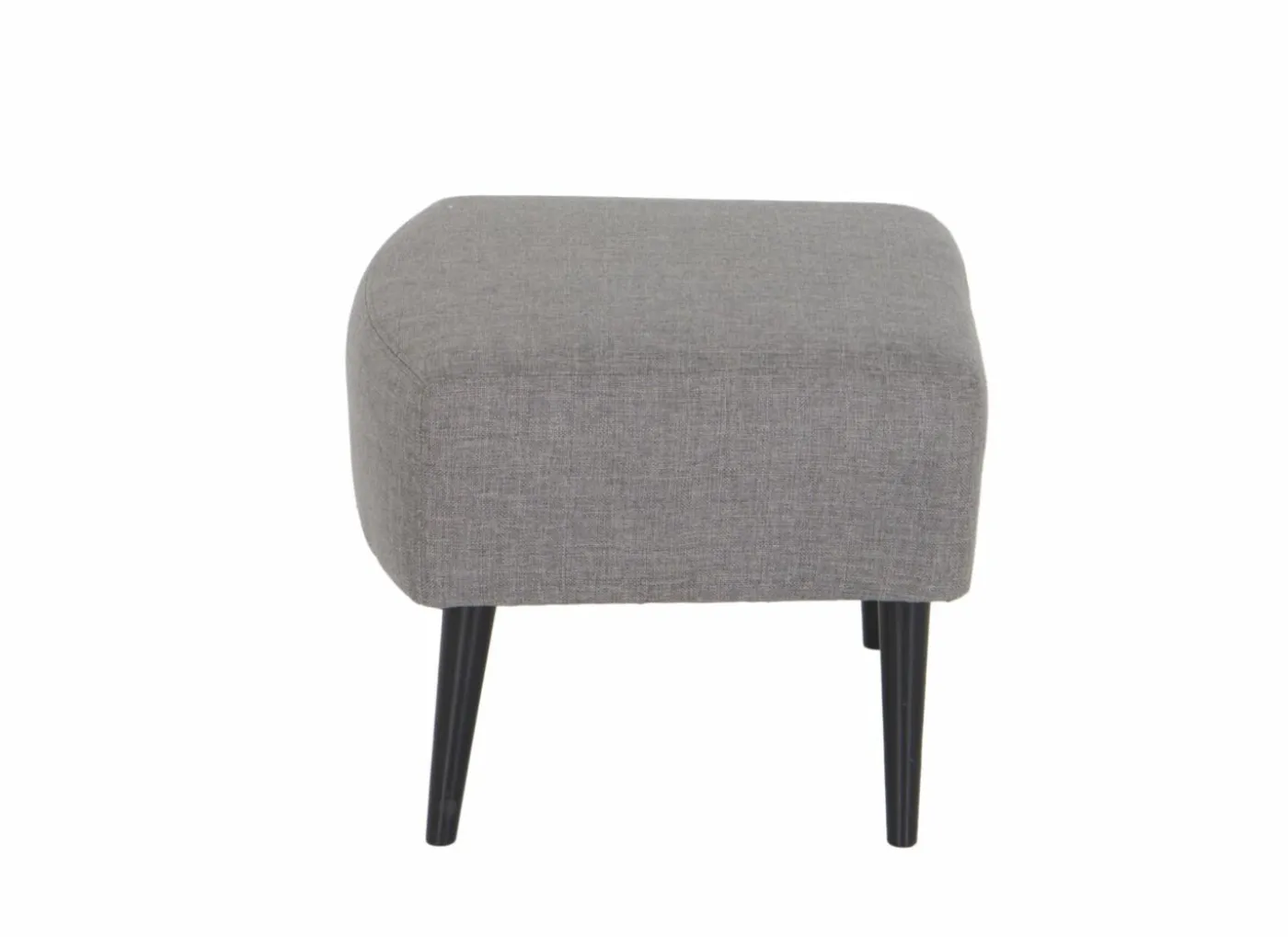 Voetenbank Canto 52x50x43cm - stof - taupe