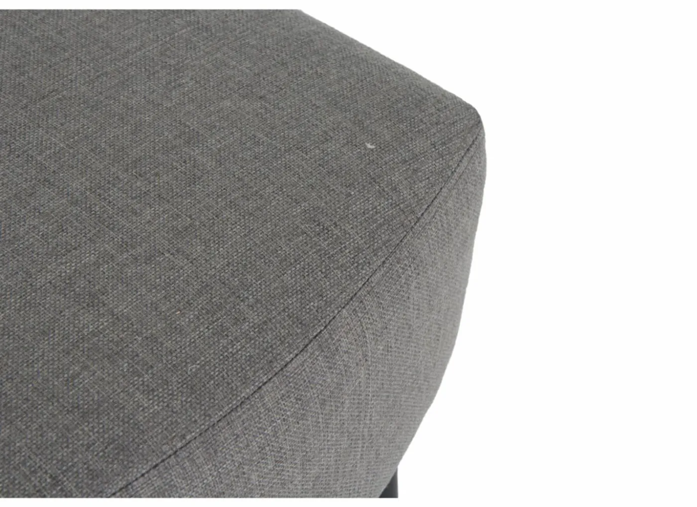 Voetenbank Canto 52x50x43cm - stof - taupe