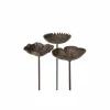 Vogelbad Blume H75cm - gietijzer - bruin