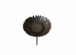 Vogelbad Blume H75cm - gietijzer - bruin