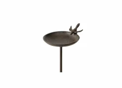 Vogelbad Marilly H89cm - gietijzer - bruin