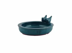 Vogelbad Vogelbad wit groen blauw